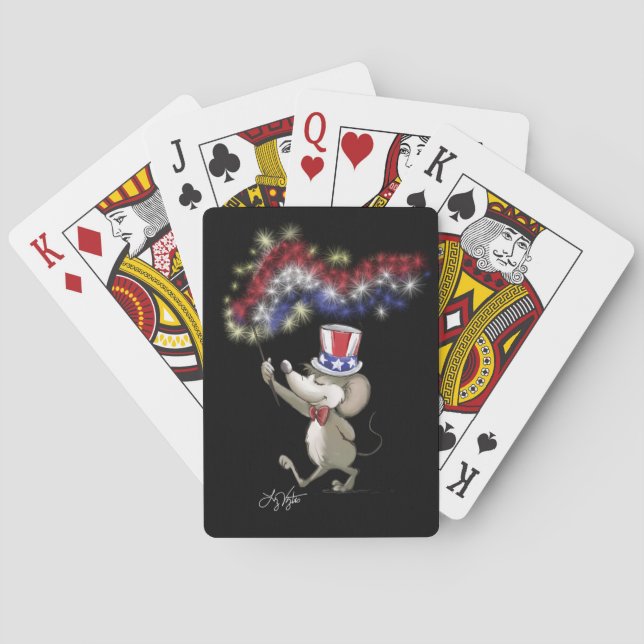Moe's Happy 4th Of July Night Playing Cards (Back)