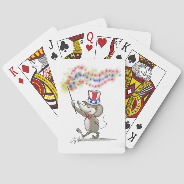 Moe's Happy 4th of July Playing Cards (Back)