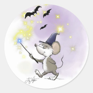 Moe's Happy Halloween Classic Round Sticker