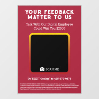 Moes Window Cling 8x11