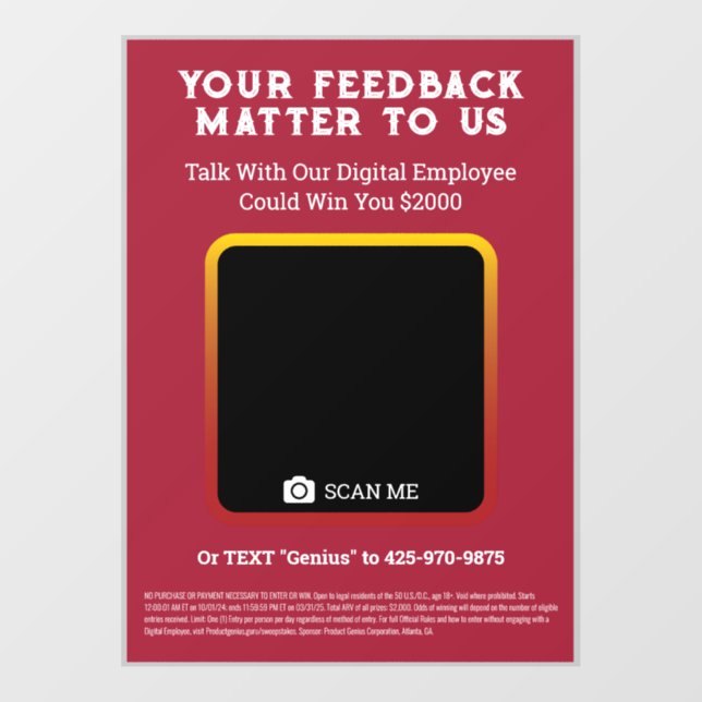 Moes Window Cling 8x11 (Sheet)