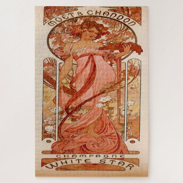 Moët & Chandon White Star: An Art Nouveau Edition1 Jigsaw Puzzle (Vertical)