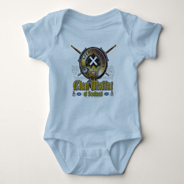 Moffat Clan Badge Baby Bodysuit (Front)