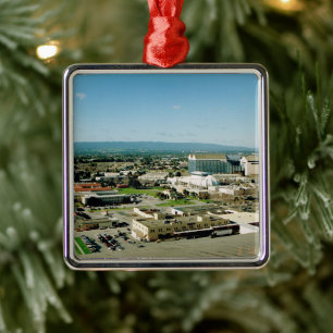 Moffett Field in Silicon Valley Metal Tree Decoration