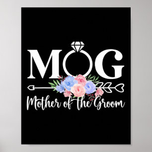 Mog Mother Of The Groom Mum Proud Mama Of The Groo Poster