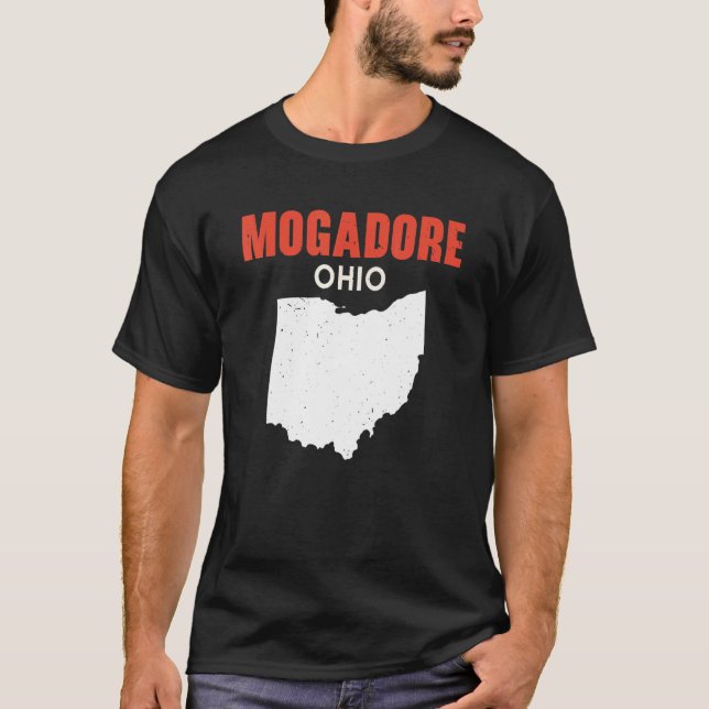 Mogadore Ohio USA State America Travel Ohioan T-Shirt (Front)