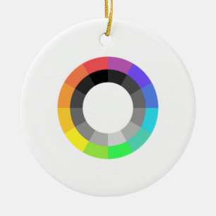 MOGAI Pride Color Wheel Ceramic Tree Decoration