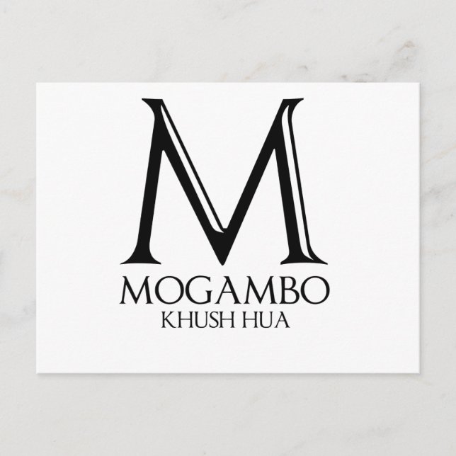 Mogambo Postcard (Front)