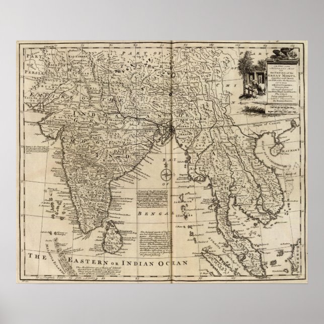 Mogul Empire, India Poster (Front)