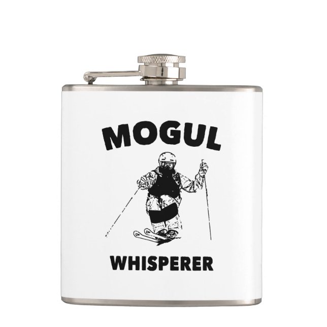Mogul Whisperer Hip Flask (Front)