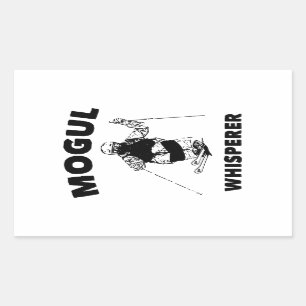 Mogul Whisperer Rectangular Sticker