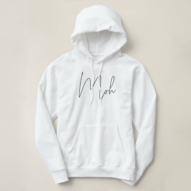 MOH Maid of Honor/Matron of Honor Hoodie (Design Front)