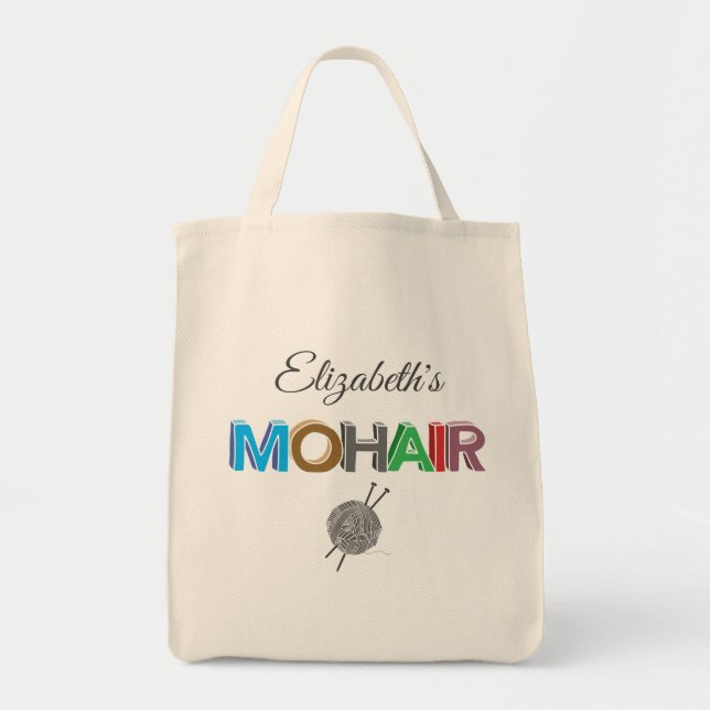 Mohair Yarn Tote Bag (Front)
