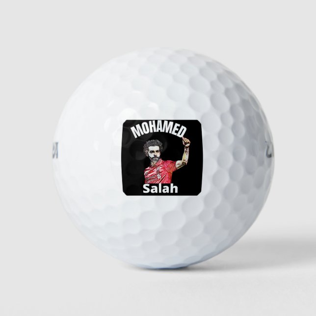 Mohamed Salah Golf Balls (Front)