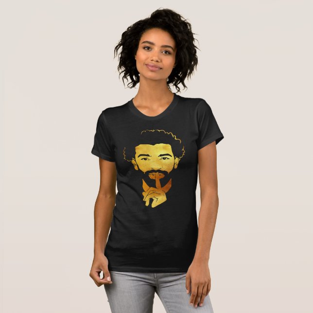 Mohamed Salah, the Egyptian King's Soccer T-Shirt (Front Full)