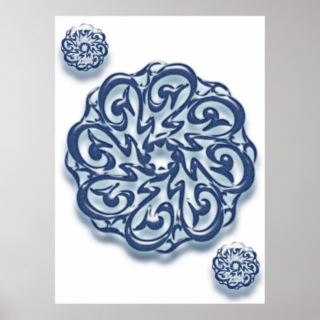 Mohammed (pbuh) calligraphy... poster (Front)