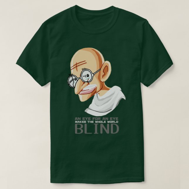Mohandas Karamchand Gandhi T-Shirt (Design Front)