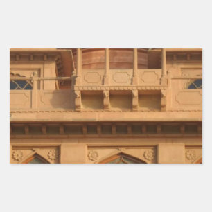 Mohatta Palace Museum: Iconic Design Rectangular Sticker
