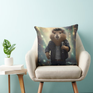 Mohawk Capybara Rockstar,  Cushion