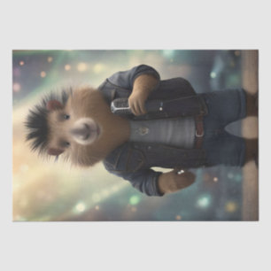 Mohawk Capybara Rockstar, Tissue Paper