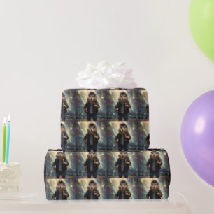 Mohawk Capybara Rockstar,  Wrapping Paper