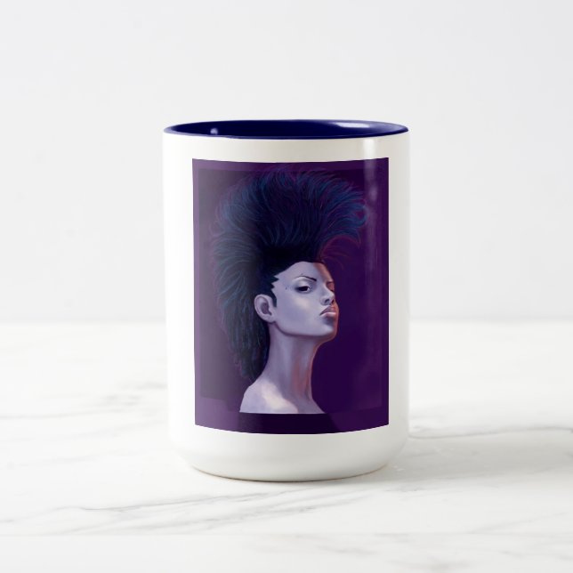 Mohawk Girl Mug (Center)
