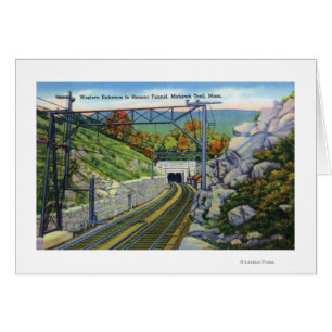 Mohawk Trail View of W. Entrance to Hoosac