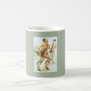 Mohawk warrior coffee mug