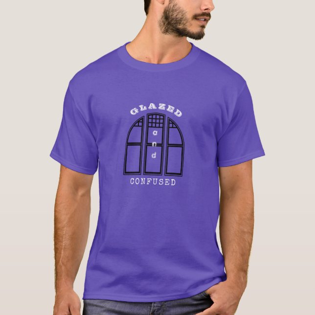 MOHF | Glazed & Confused - Purple: Unisex T-Shirt (Front)