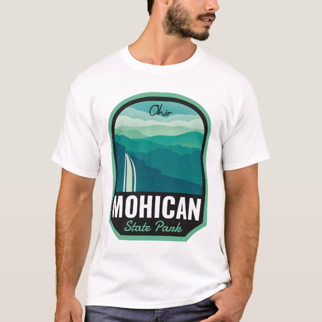 Mohican State Park Ohio Waterfall T-Shirt (Front)