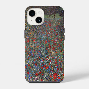 Mohnfeld, Gustav Klimt iPhone 14 Case