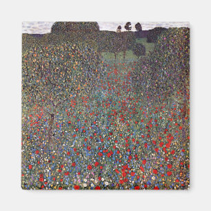 Mohnfeld, Gustav Klimt Magnet