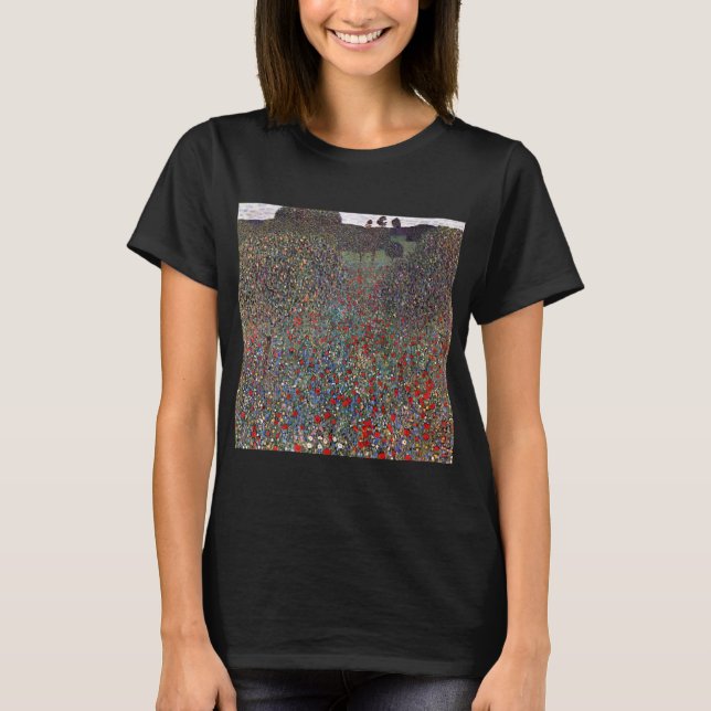 Mohnfeld, Gustav Klimt T-Shirt (Front)