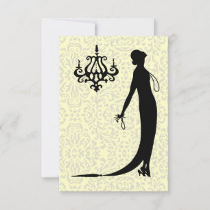 Moi Fashion Plate ~ Invitation French Deco Nouveau