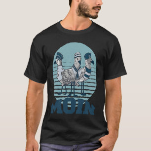 Moin Pigeon Squad Seagull Retro Anchor Ocean life T-Shirt