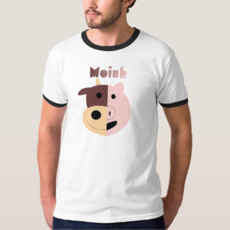 Moink: Cartoon cow and pig men's t-shirt