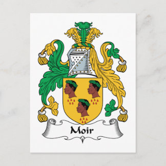 Moir Family Crest Postcard