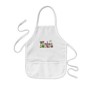 Moira, Girls Name With Daisies, Kids Apron