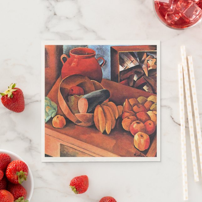 Moise Kisling, Still Life with Fruit, Napkin (Insitu)