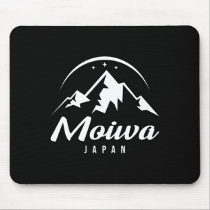 Moiwa Japan Ski Resort Skiing Snowboarding Mouse Pad