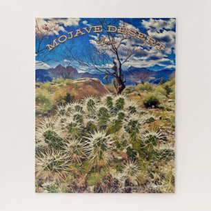 Mojave Desert Cholla Cactus Jigsaw Puzzle