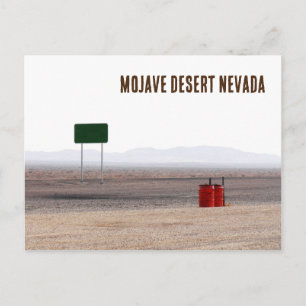 Mojave Desert Nevada Postcard