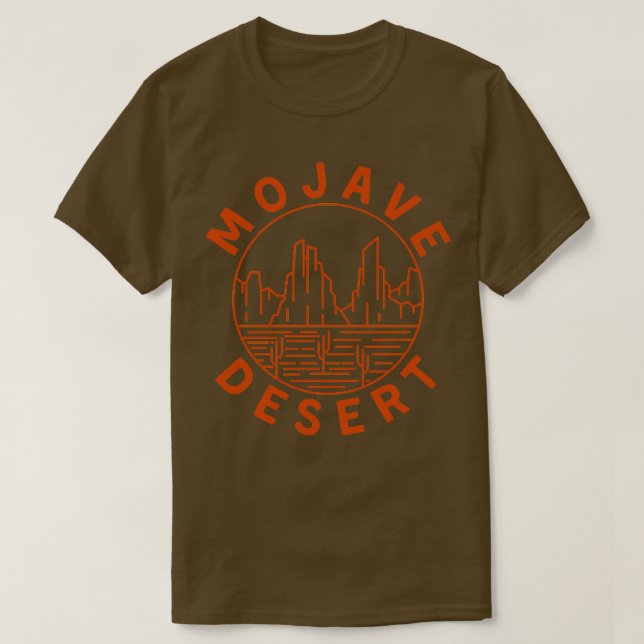 Mojave Desert Orange TShirt (Design Front)