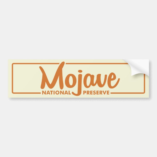 Mojave National Preserve Bumper Sticker (Front)