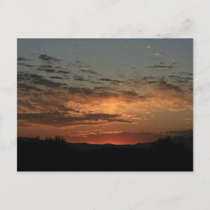 Mojave sunset postcard