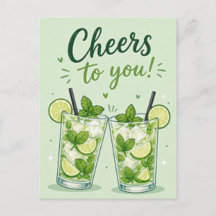 Mojito Birthday Celebration Postcard