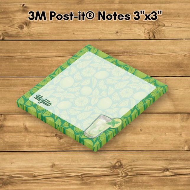 Mojito Cocktail Post-it Notes (Creator Uploaded)