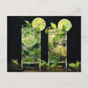 Mojito Cocktails Postcard