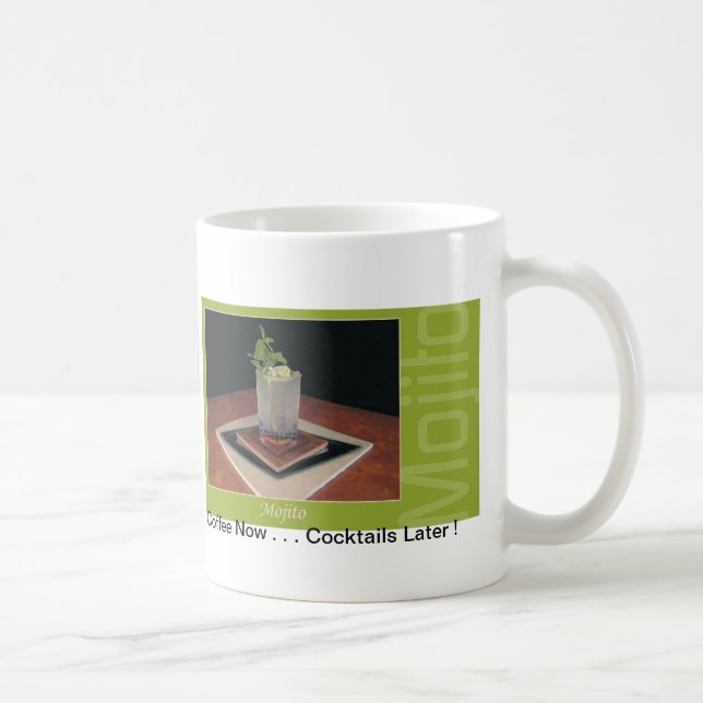 Mojito - Coffee Now . . . Cocktails Later ! Mug (Right)