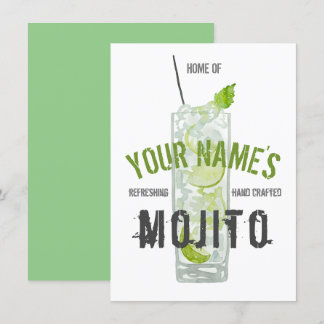 Mojito Personalised Invitation
